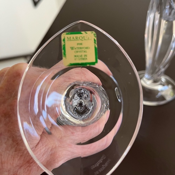 Waterford Crystal Marquis  Candle Stick  Holder Set Of 2 Made In Austria 7” - Picture 2 of 6